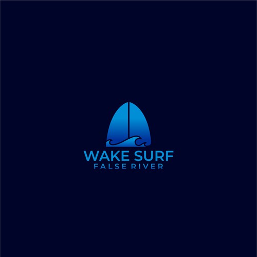 Edgy/sophisticated wake surf logo for a female/male group of wake surfers that embody a luxury life. Nothing predictable Design by Art_guse