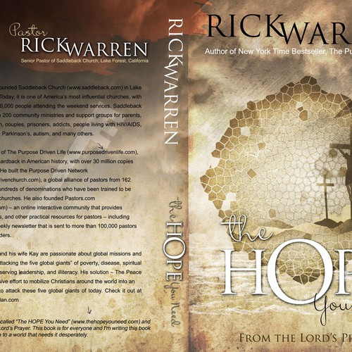 Design Rick Warren's New Book Cover Design by Sherman Jackson