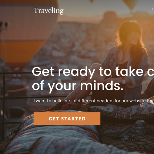 Website header for templates (Seen by Millions) Design by thecenx