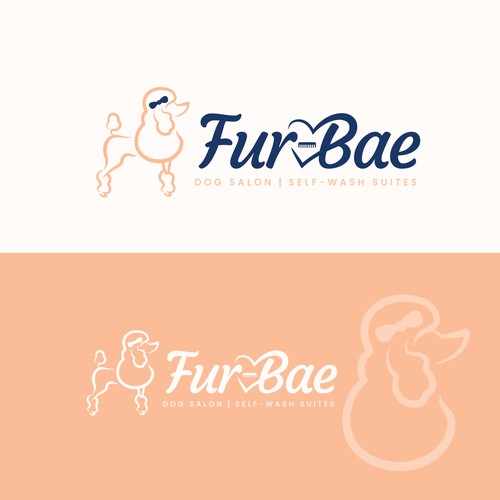 Design a logo/branding for Fur-Bae (slogan: Before Anything Else) luxury dog wellness/lifestyle biz Design by SanDzine