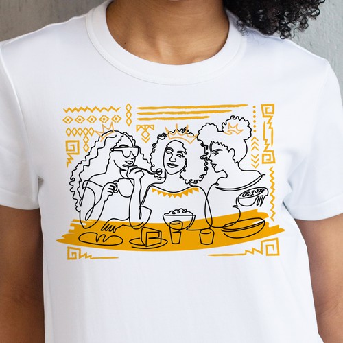 Soul Food/Foodie Themed T-Shirt Designs Design von yulianzone