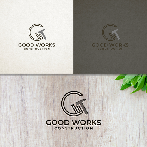 Classy construction logo Design by D E B O ™