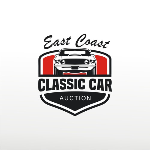 East coast classic cars auction Logo design contest 99designs