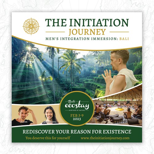 The Initiation Journey Retreat for Men Design by Jordon