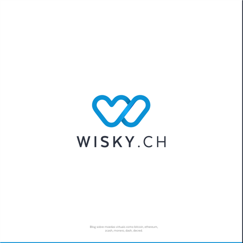 "WiSky.ch Needs A Brand Identity | Let's talk about virtual money" winning Logo & brand identity pack