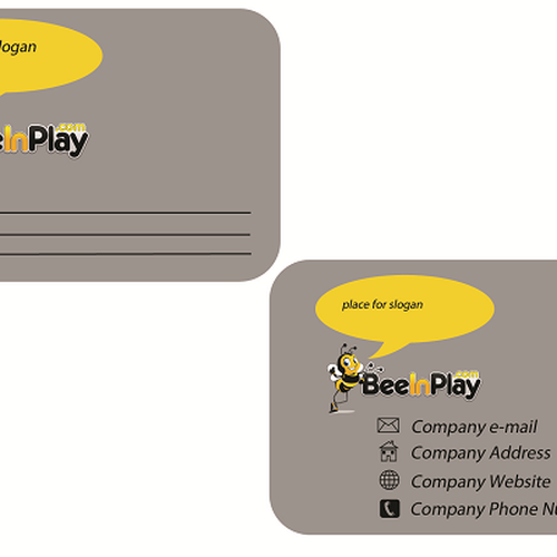 Help BeeInPlay with a Business Card Ontwerp door zaabica