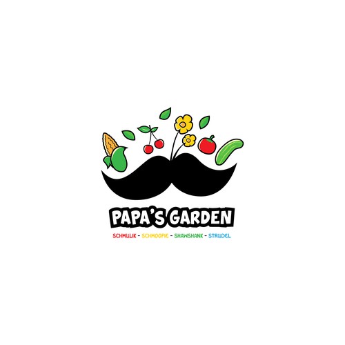 Fun garden logo for our kids to honor grandpa Design by Dhaniart5