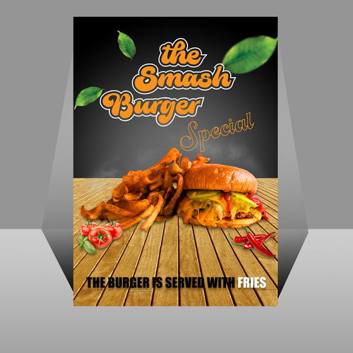 Smash Burger Marketing Materials Design by MJ_DESIGN_HILL