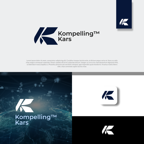 Design di Kompelling™ Kars Brand Logo Design di Deep Ocean ✨