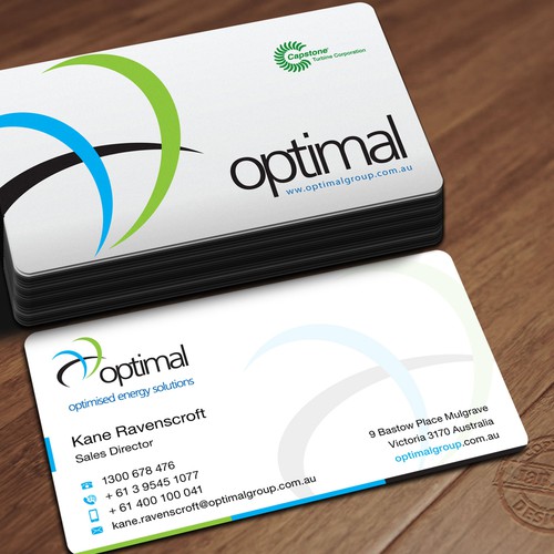 Create new business cards for Optimal Group Réalisé par KZT design