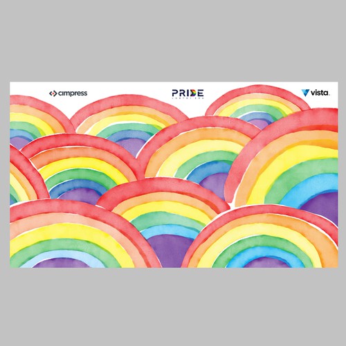 Virtual backgrounds for PRIDE month (multiple winners) Diseño de lofosparalogos