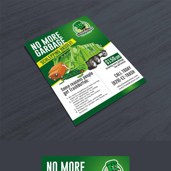 No More Garbage Flier