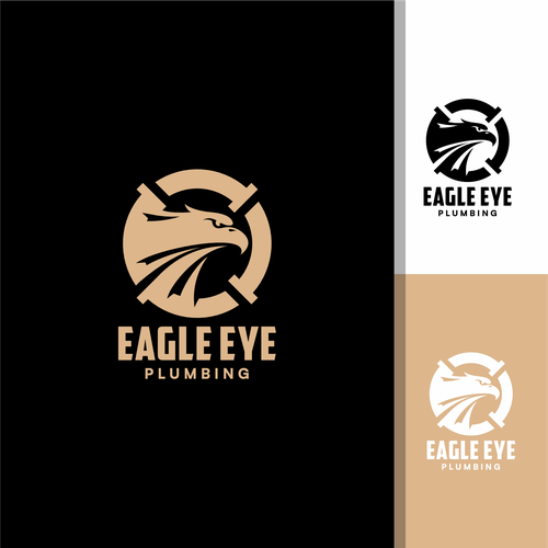 Eye catching and very marketable logo for plumbing company. The company name is Eagle Eye Plumbing Design by Ikan Tuna