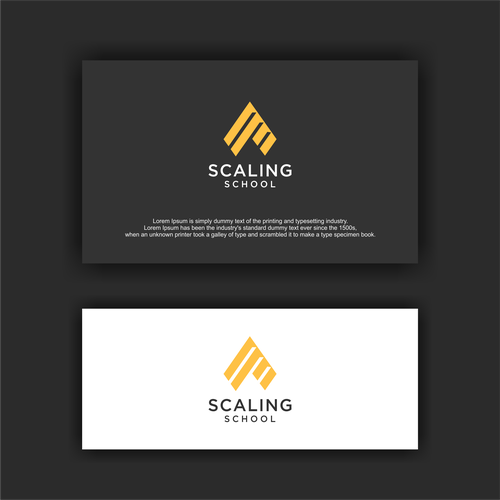 Design A Logo + Brand Guide For The "Scaling School" Design by Nirlinadi