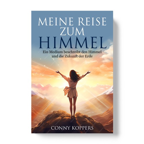 Cover for spiritual book My Journey to Heaven Design by TopHills