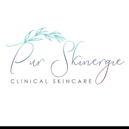 Simple, colorful, modern-ish logo for clinical acne/anti-products. Design by designstarla