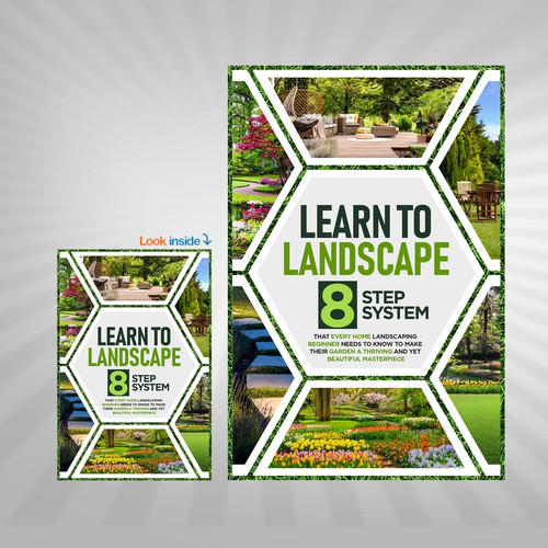 LOOKING FOR A UNIQUE AND BEAUTIFUL BOOK COVER DESIGN FOR A HOME LANDSCAPING BOOK Design by IDEA Logic✅✅✅✅