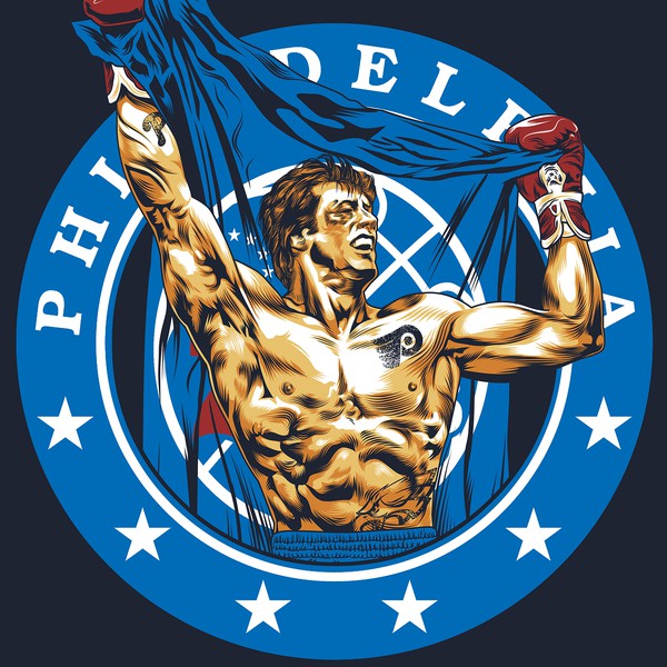 Design by D's19n titled "ROCKY BALBOA Tshirt design"