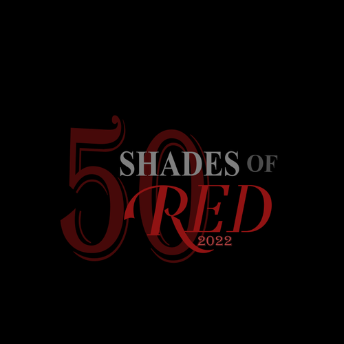 Logo for "50 Shades of Red" themed party Design by LogoLab77