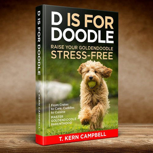 Help Keep Puppies Out Of Shelters - Book cover needed to help new Dog parents! Design by Sam Art Studio