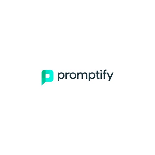 Modern, Simple and Sleek Logo for Promptify.com Design by d'zeNyu
