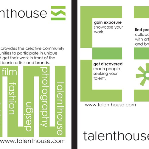 Designers: Get Creative! Flyer for Talenthouse... Design by Dale Murphy