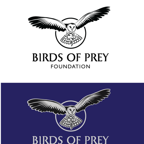 Create the next logo for Birds of Prey Foundation Design by monkey-mother