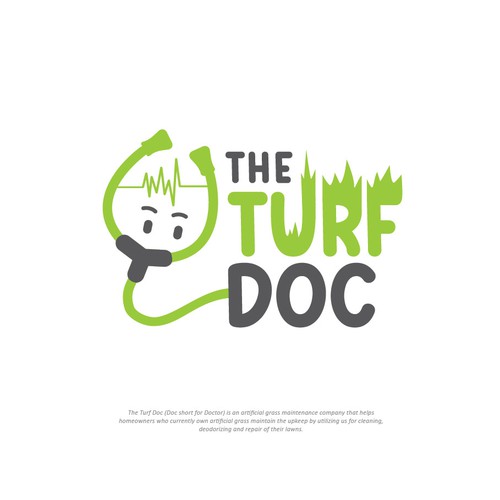 Design a cool artificial grass cleaning and repair logo Design by Antsign