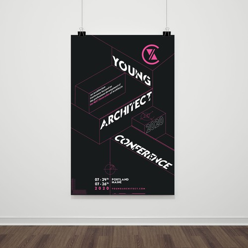 Poster Design for Millennial Architecture Conference Design by Adobian™