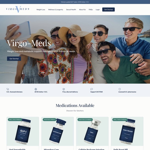 Virgo-Meds E-commerce Design