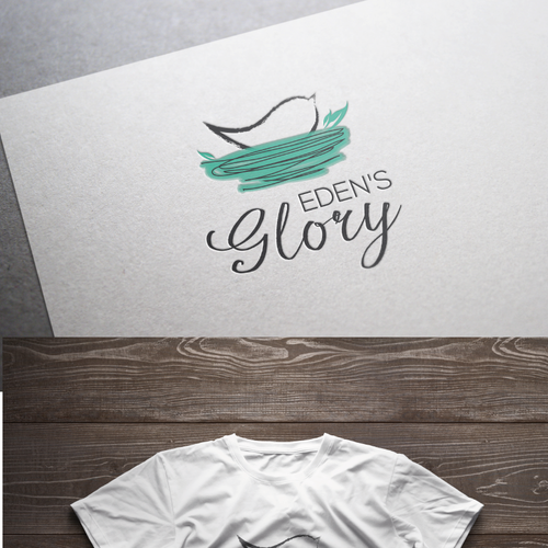 Design a compelling logo for restoring human trafficking survivors at Eden's Glory. Design by chisp