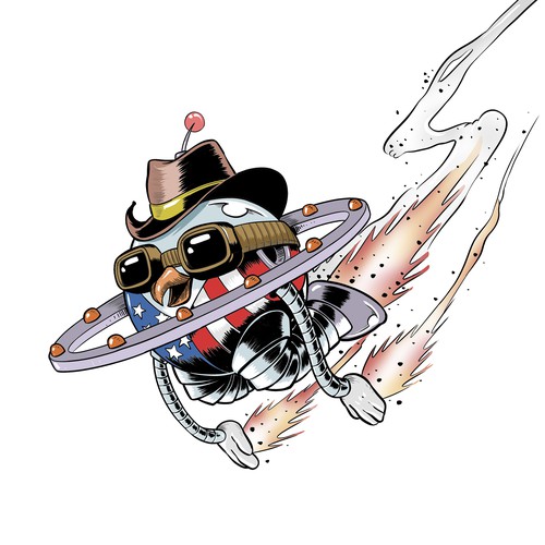 Mascot for Uranus Fudge Factory and General Store Design by Omake