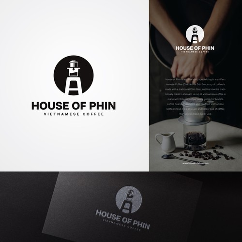 Creative coffee shop logo for Vietnamese Coffee Design by honeyjar