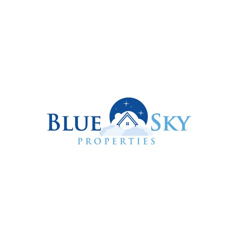 Designs Create a Logo! Blue Sky Properties Logo design contest
