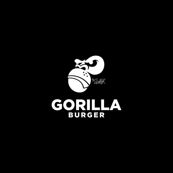 Design by ayub_khan titled "Bold logo for Gorilla Burger"