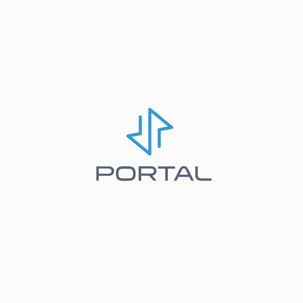 Modern and simple logistics logo