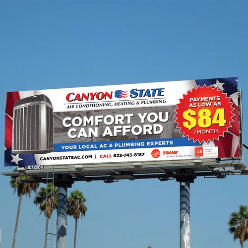 Design An Eye-Catching Billboard For An HVAC Company Design réalisé par pafofo99