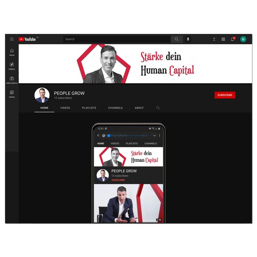 Página Redes Sociales propuesta en el concurso por Wisden