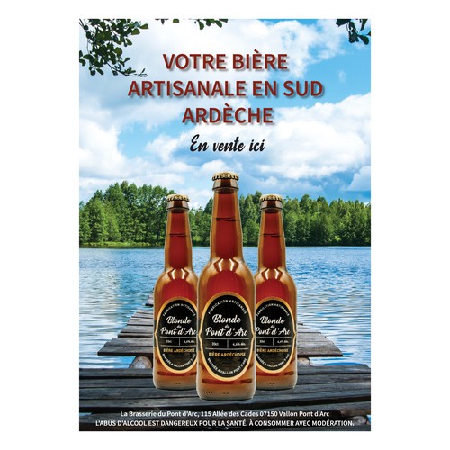 Poster for craft beer Design by Miljana_Djokic