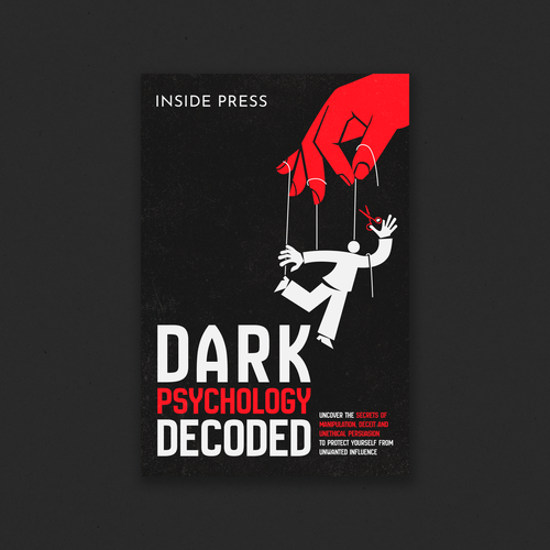 Intriguing Cover for Book on the "Mysteries of Dark Psychology" Design by kustasbudrikas