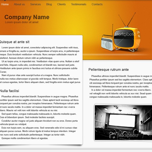 1-3 Page Website Template Design von kpp0209