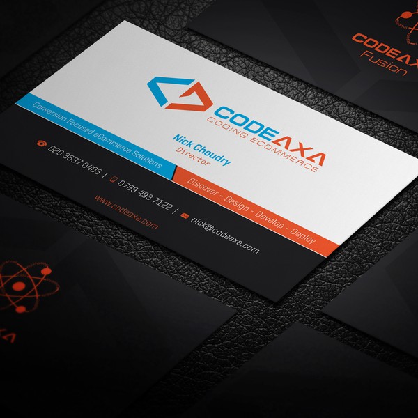 eCommerce solution company needs business cards that stand out!
