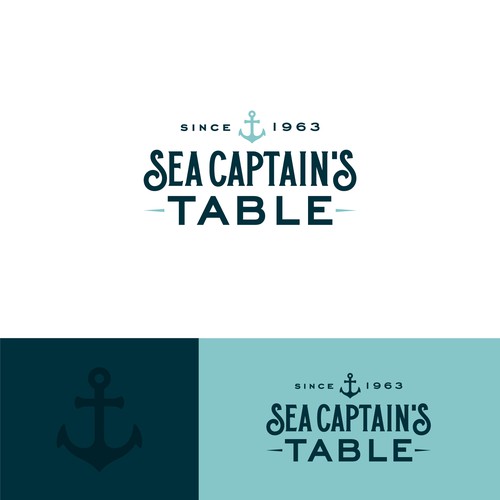 Sea Captain's Table Logo Design Design by Natalie Downey