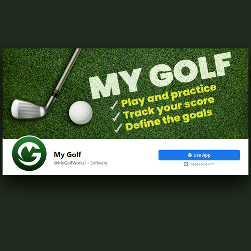 "My Golf" Facebook Cover Photo Design by Captain Morgan