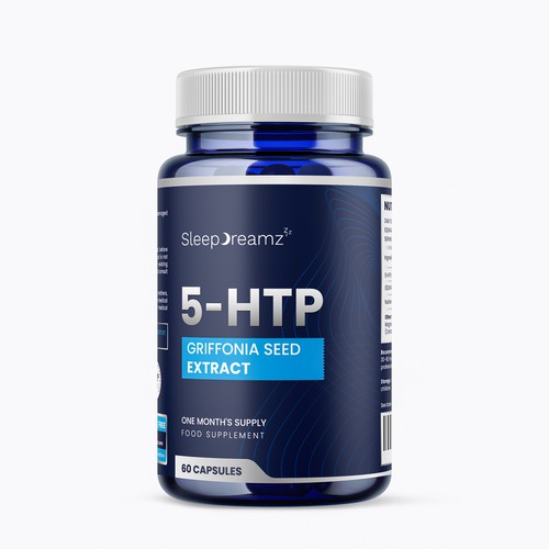Sleep Supplement Label Design for Global Sleep Brand Design by ZAKIGRAPH ®