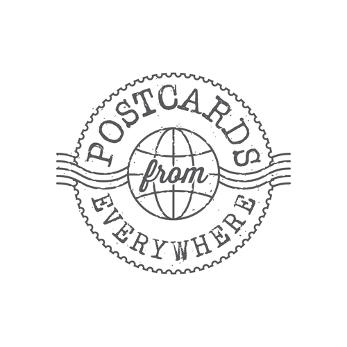 Postcards from Everywhere Logo Design by Branka lvdl