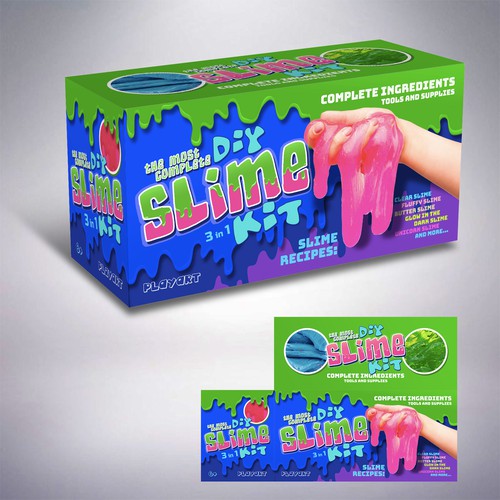 Create A Slime Kit Box That All Kids Would Love To Play With! 