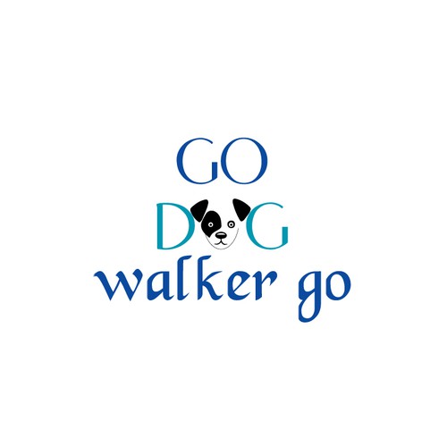 Diseño de Need fun logo for GO! DOG WALKER GO!  Dog Walking Service de George_Benedict