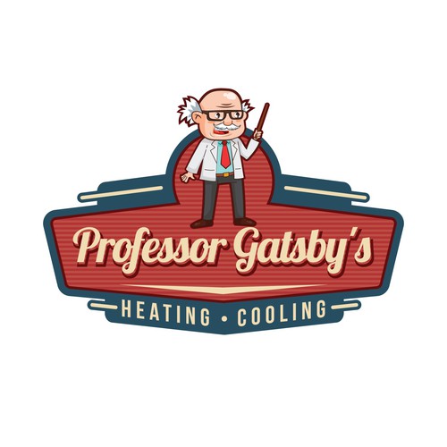 Designs Help Professor Gatsby's Heating and Cooling build our brand