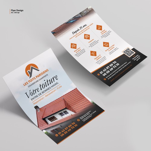 "Refonte d’un flyer premium et impactant pour Les Toits Parisiens" winning Car, truck or van wrap